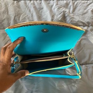 Teal Blue Purse